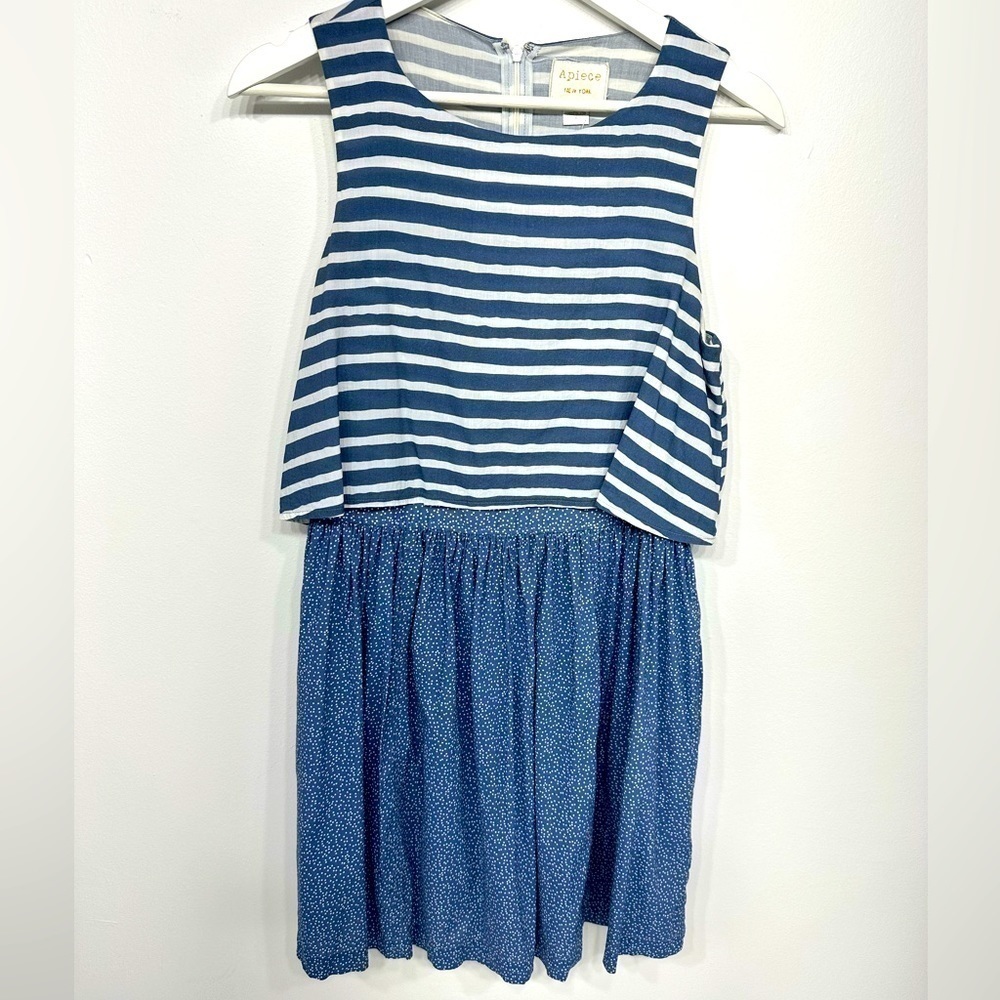 Apiece New York costal blue dress size 4